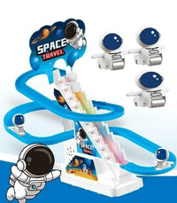 Electric Astronaut Slide Racing Track Set With Lights & Music