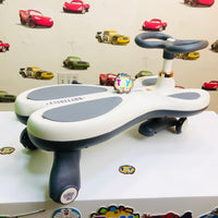 Kids Butterfly Ride-on Auto Walker Twist Car - Gray