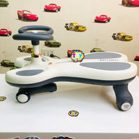 Kids Butterfly Ride-on Auto Walker Twist Car - Gray