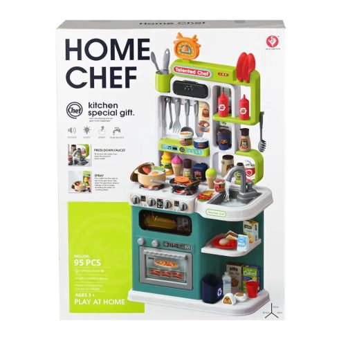 95Pcs Kids Pretend Home Chef Kitchen Set