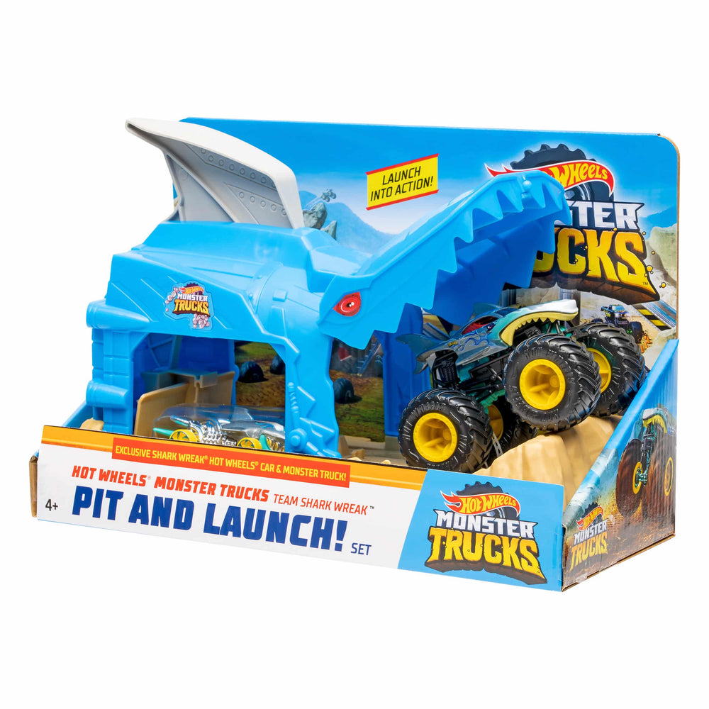 Pit & Launch Shark Track With Monster Truck