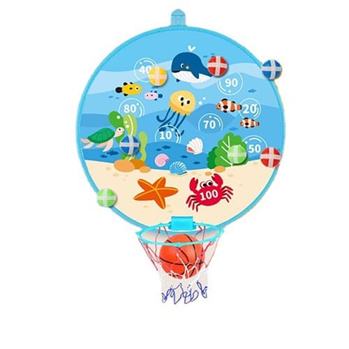 Premium Mini Basketball Tournament Hoop Set With Air Pump