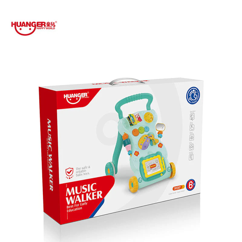 Huanger Baby Musical Activity Walker - Green