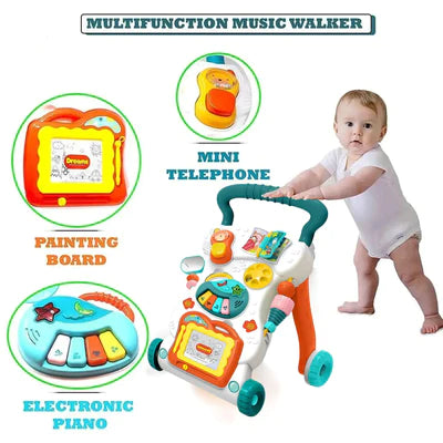 Huanger Musical Walker With Gadgets For Baby