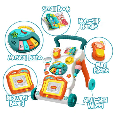 Huanger Musical Walker With Gadgets For Baby