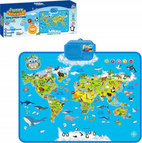 Multi-functional Baby Animals World Musical Map