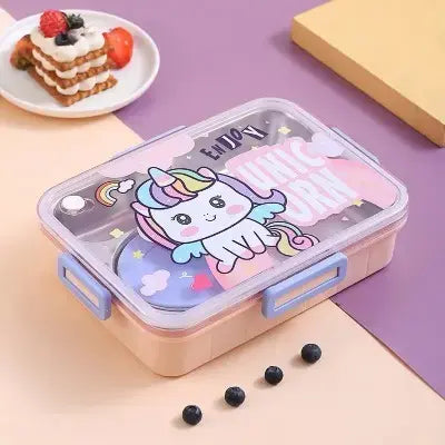 700ml Kids Stainless Steel Double Layer Lunch Box