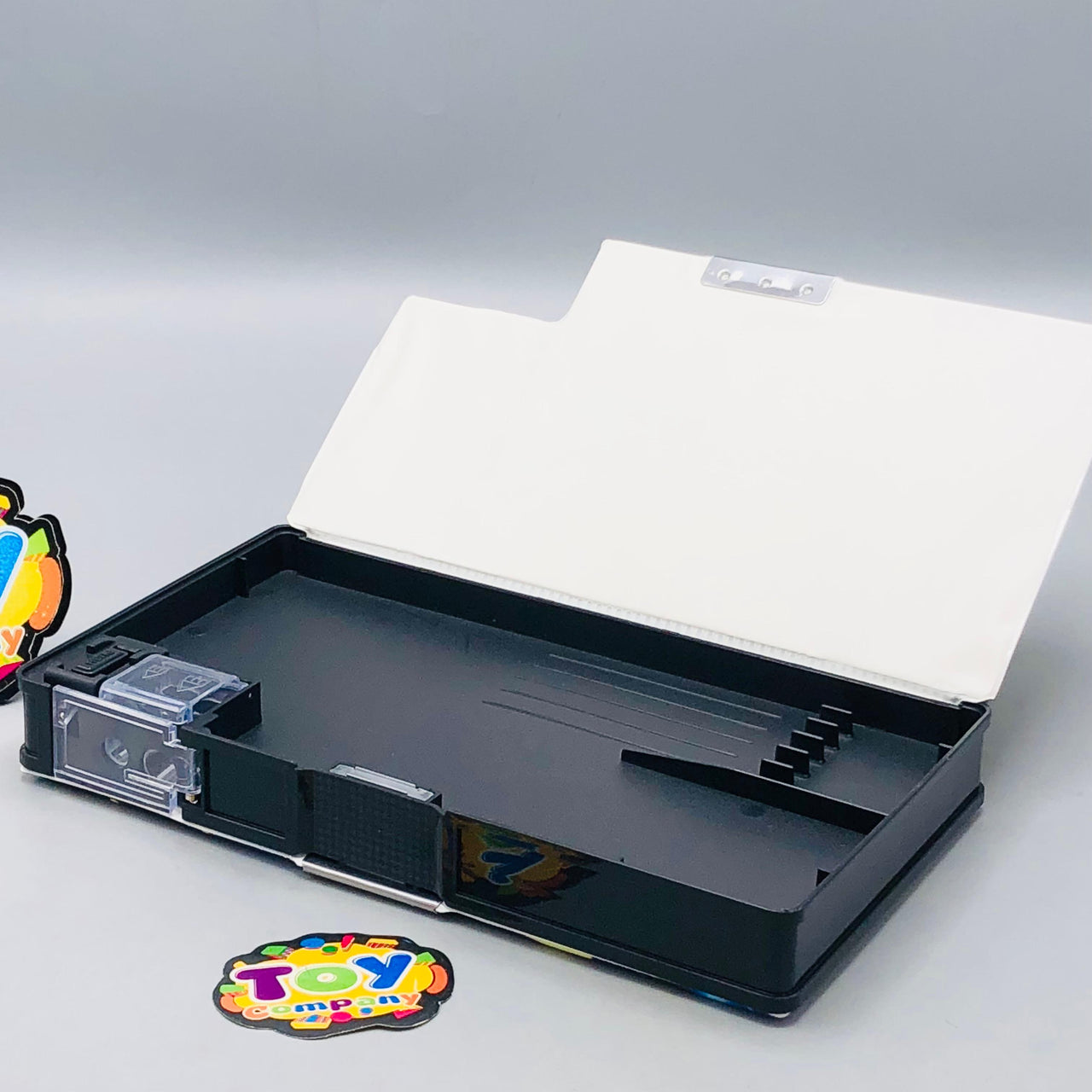 Jumbo Spaceman Double-Sided Geometry Box With Dual Sharpener