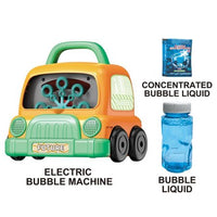 Electric Mini Car Automatic Colorful Bubble Machine
