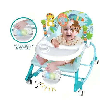 3in1 Multi-functional Baby Dining Plate Chair - Blue