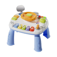 Thumbnail for Multi-functional Kids Steering Wheel Game Table - Blue
