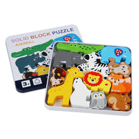 Toddlers Premium Animal Themed Solid Puzzle