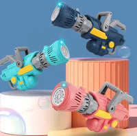 Electric Gatling Colorful Bubble Gun