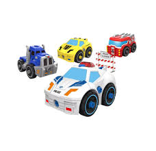 DIY 4Pcs City Screw Vehicles