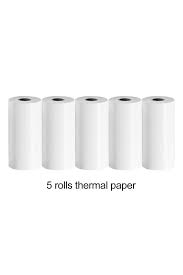 5Pcs Colorful Camera Thermal Printer Paper Rolls