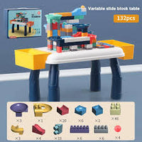 80Pcs Soft Building Blocks With Fun Table