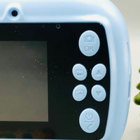 Kids Cute Panda Themed Instant Digital Print Camera - Blue