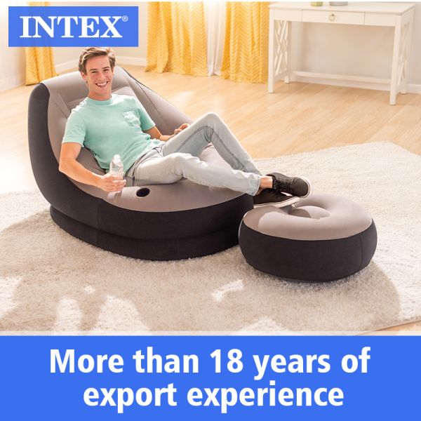 INTEX Inflatable Ultra Lounge Sofa (99 x 130 x 76 cm)