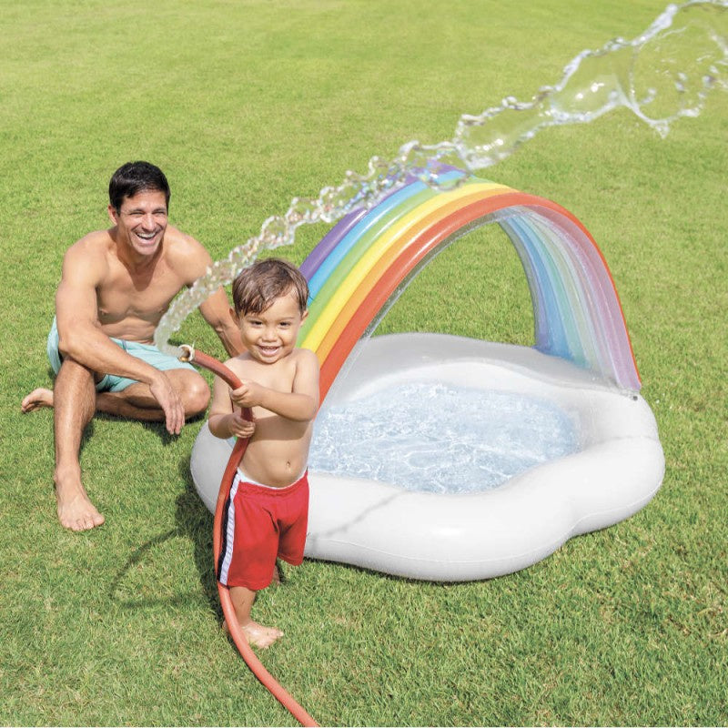 Intex Rainbow Cloud Baby Pool (56" L x 47" W x 33" H)