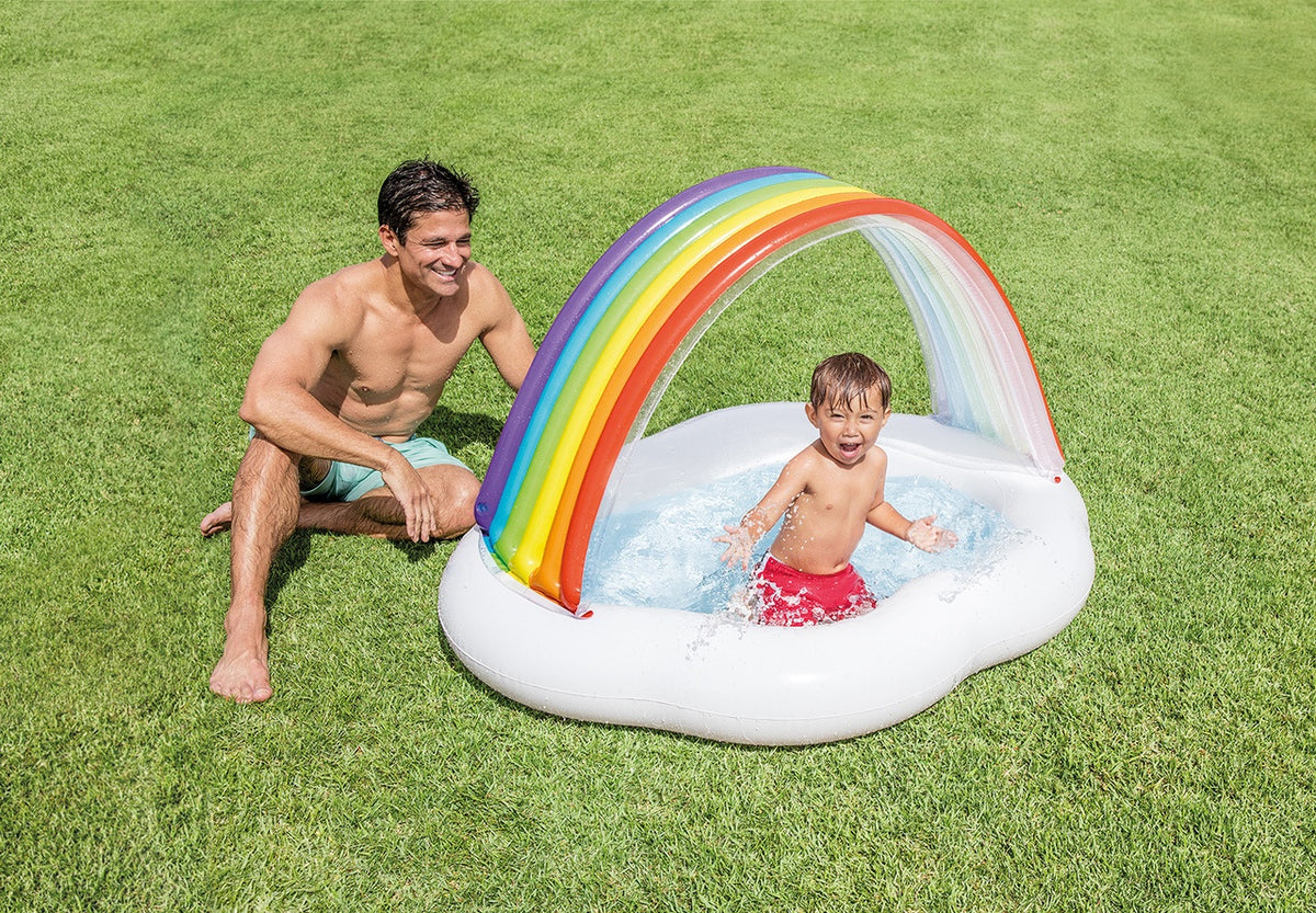Intex Rainbow Cloud Baby Pool (56" L x 47" W x 33" H)