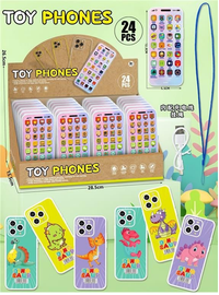 1Pc Kids Cartoon Themed Musical Mobile Phone - Assortment