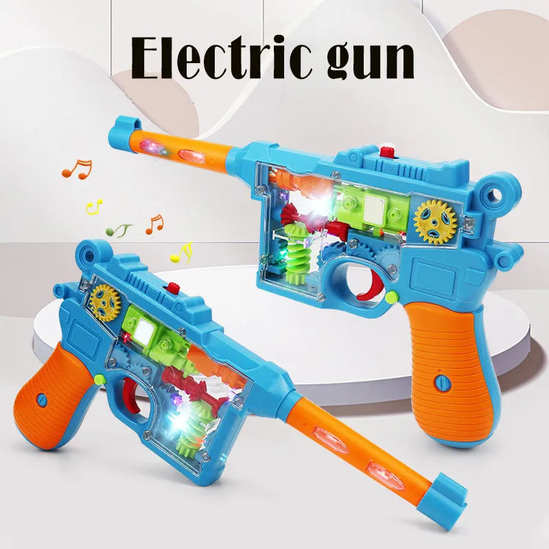 Transparent Gear Shell Electric Gun