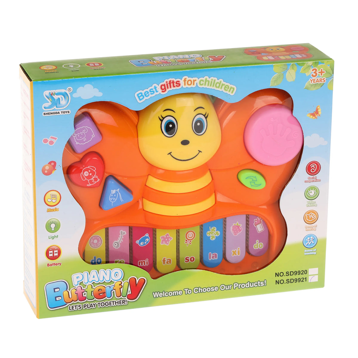 Light & Sound Baby's Butterfly Piano