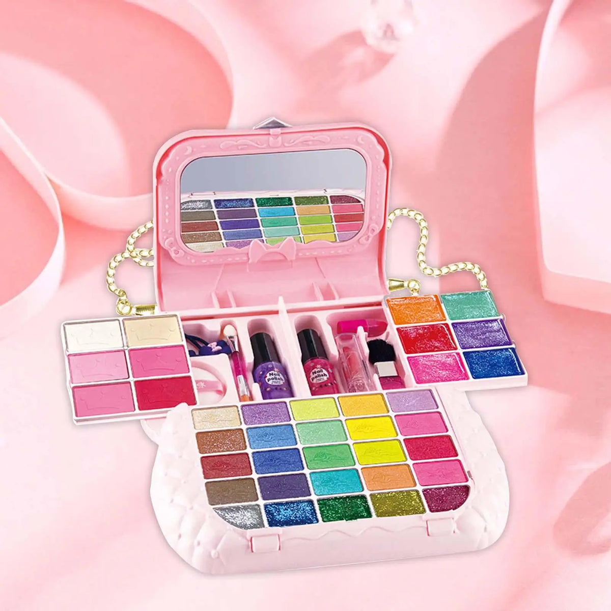 2in1 Girls Realistic Makeup Bag
