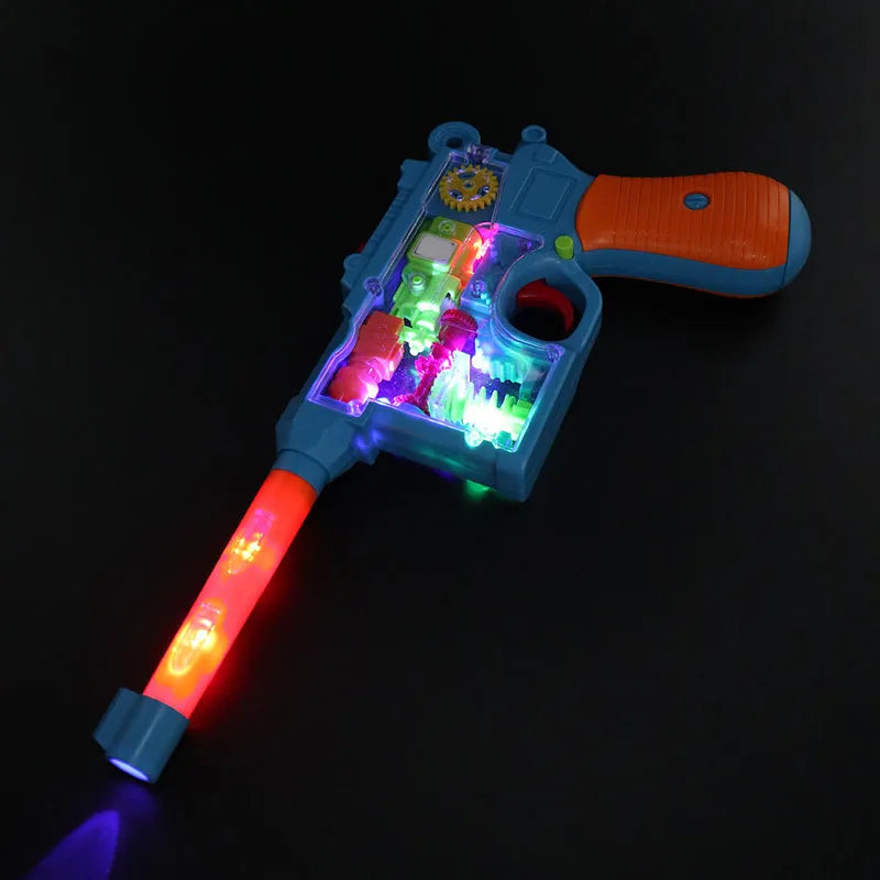 Transparent Gear Shell Electric Gun