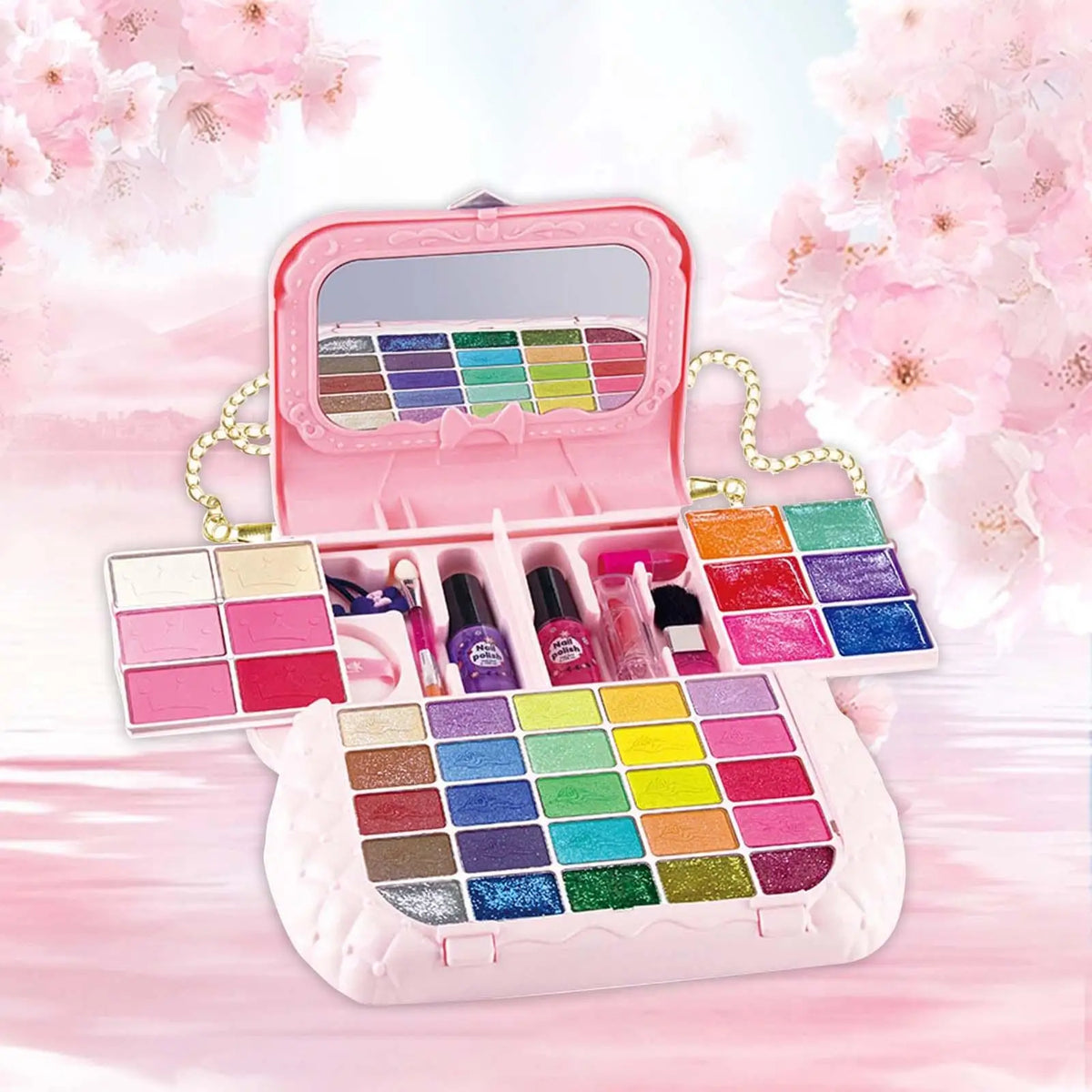 2in1 Girls Realistic Makeup Bag
