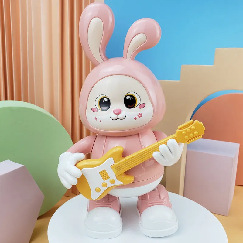 Rabbit Guitarist Cute Musician