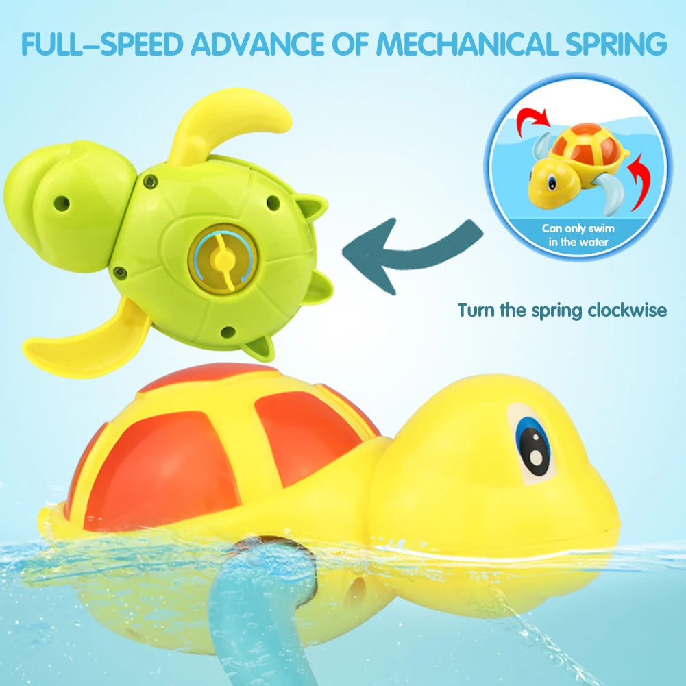 Newborn Cute Turtle Bath Toy - 1Pc
