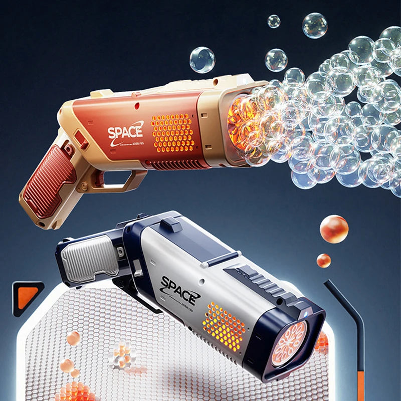 Space Tech Shoot Bubble Gun