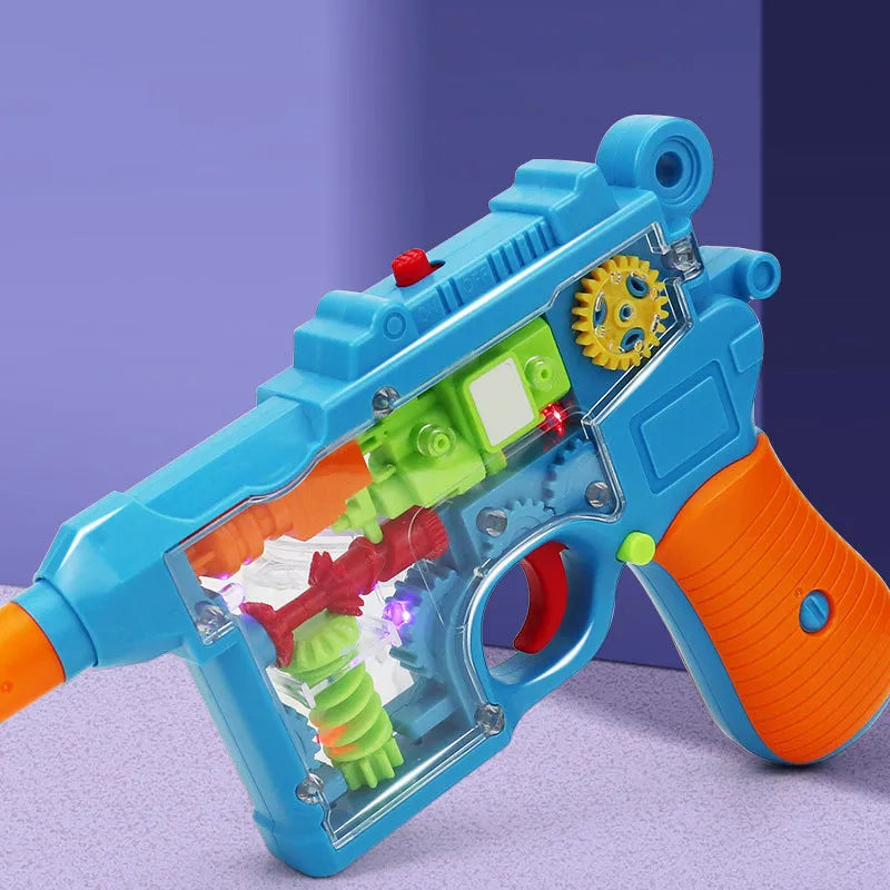 Transparent Gear Shell Electric Gun
