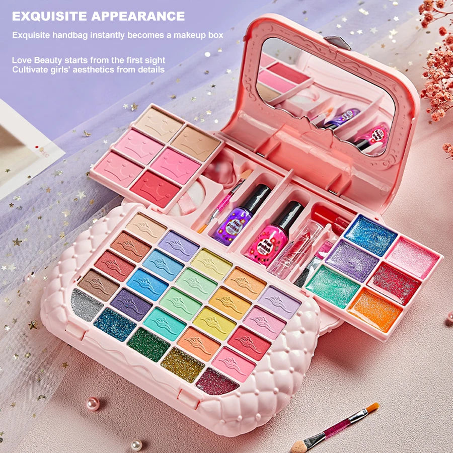 2in1 Girls Realistic Makeup Bag