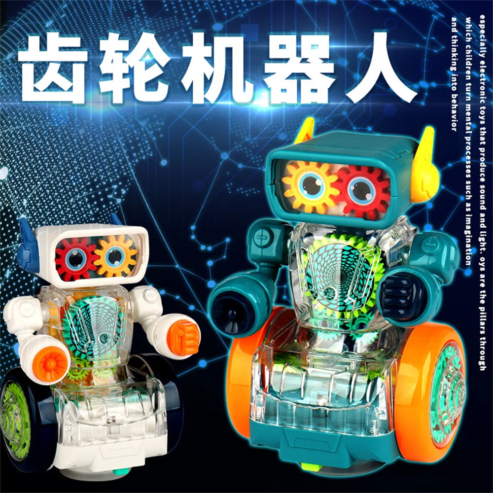 Electric Gear Rotatory Musical Robot