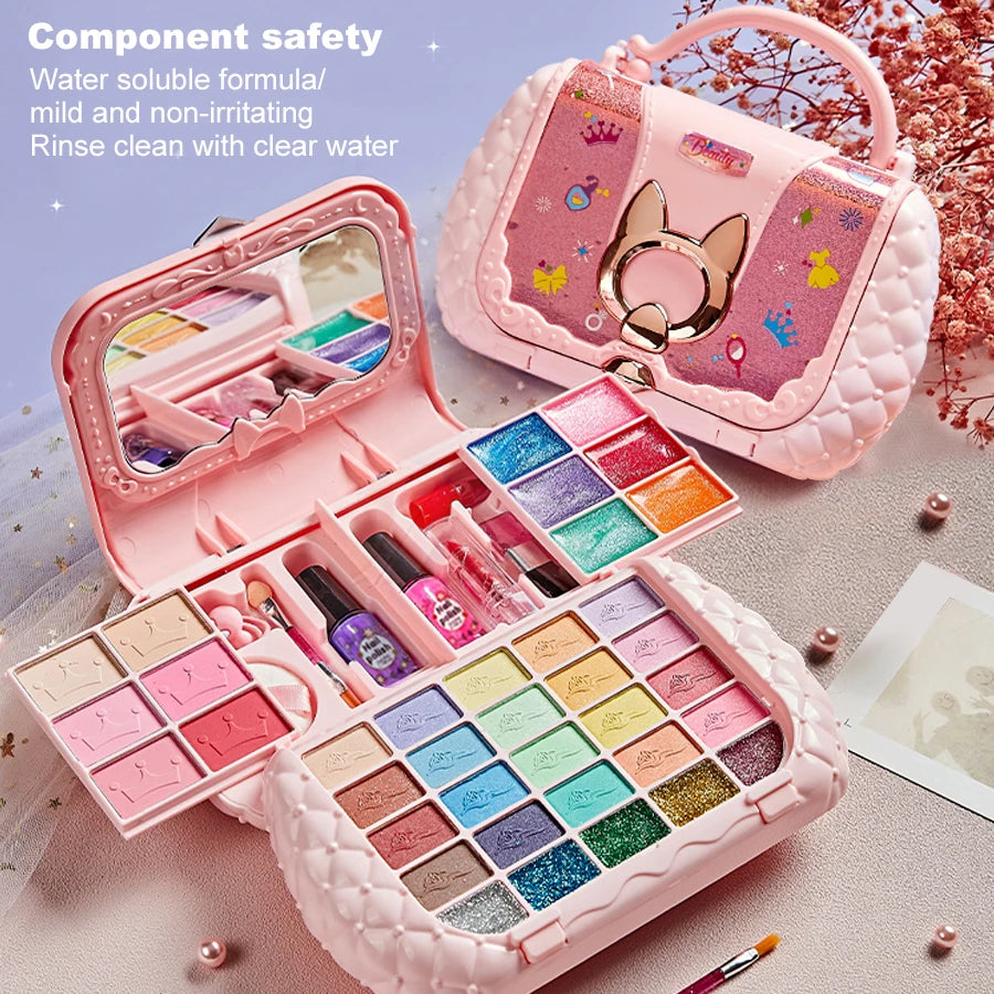 2in1 Girls Realistic Makeup Bag