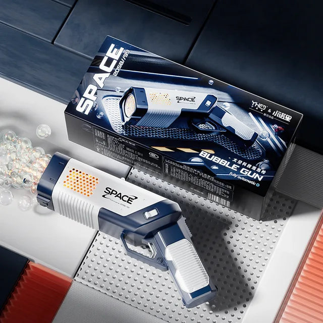 Space Tech Shoot Bubble Gun