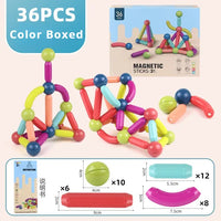 36 Pcs Intelligent Magnetic Construction Set