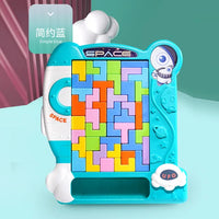 Space Titres Jigsaw Puzzle Building Blocks Game