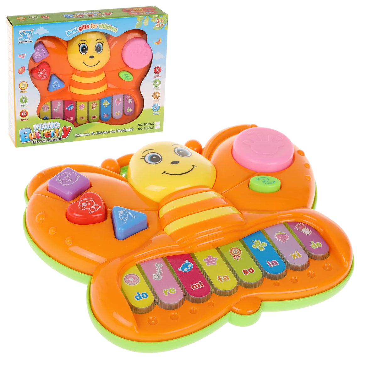 Light & Sound Baby's Butterfly Piano