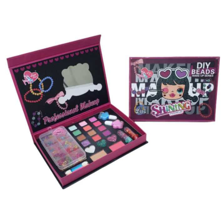 2in1 Shinning DIY Beads & Makeup Kit