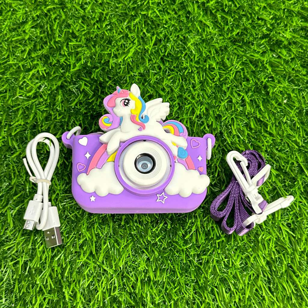 Mini Unicorn HD Digital Camera With Silicon Case