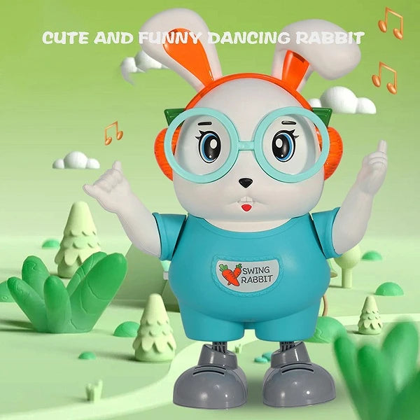 Electric Cute Dancing Rabbit With Light & Music