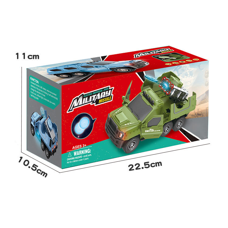 Battery Operated Military Missile Truck 