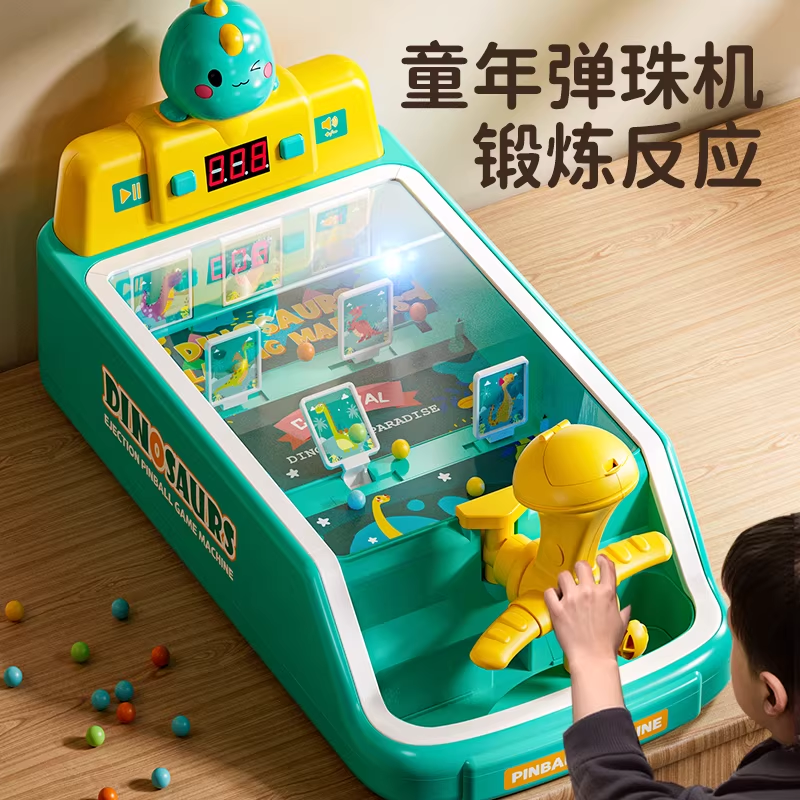 Kids Dinosaur Themed Large Pinball Shooting Machine