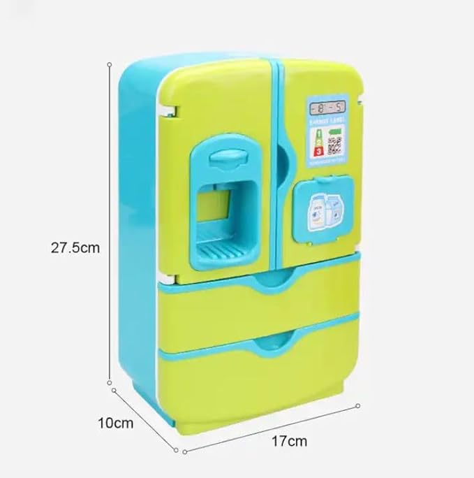 Kids Multi-functional Pretend Refrigerator With Light & Sound