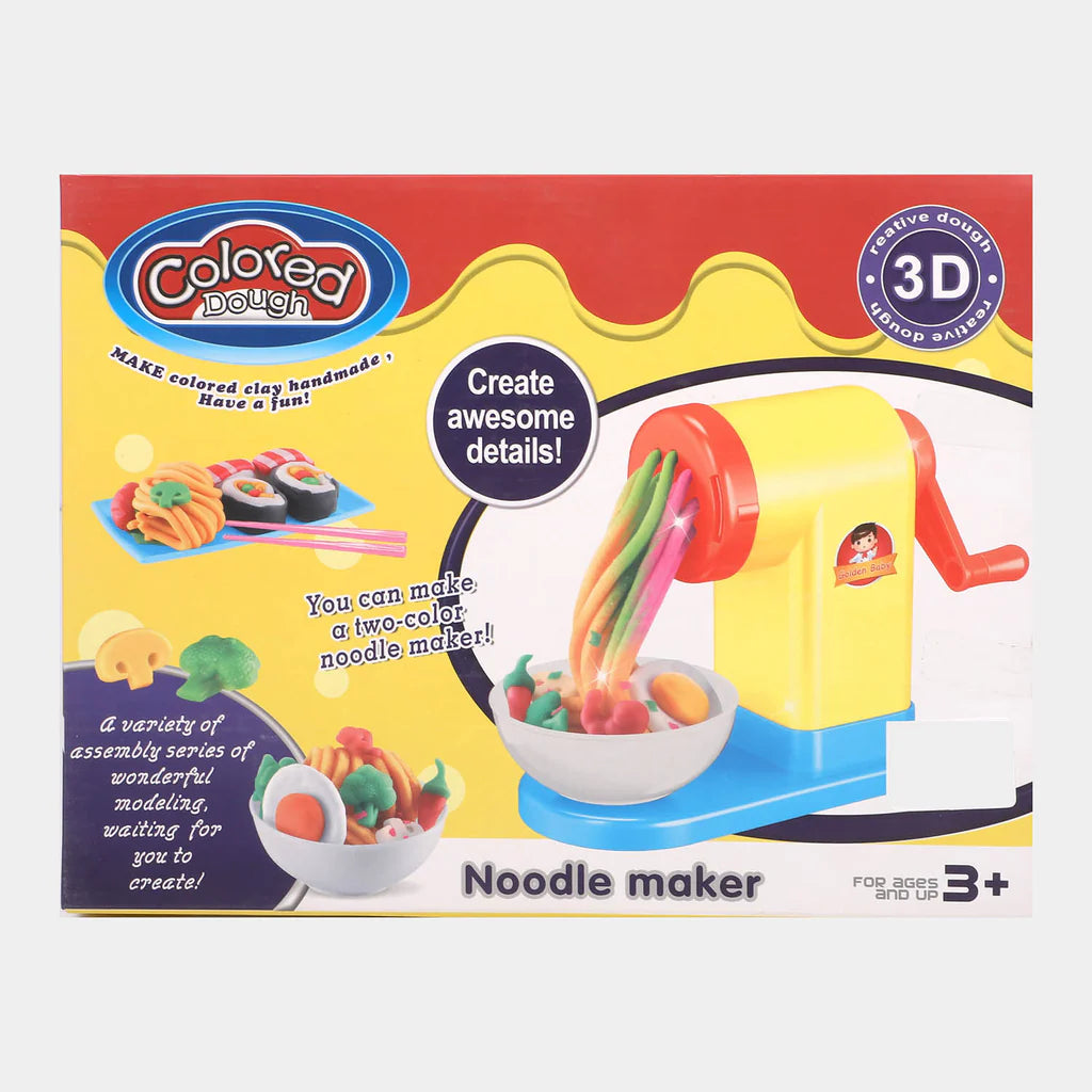 21Pcs DIY Manual Colored Clay Noodle Maker Machine