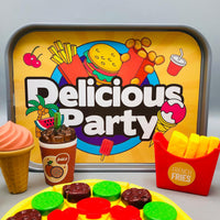 11Pcs Kids Pretend Play Delicious Party Set