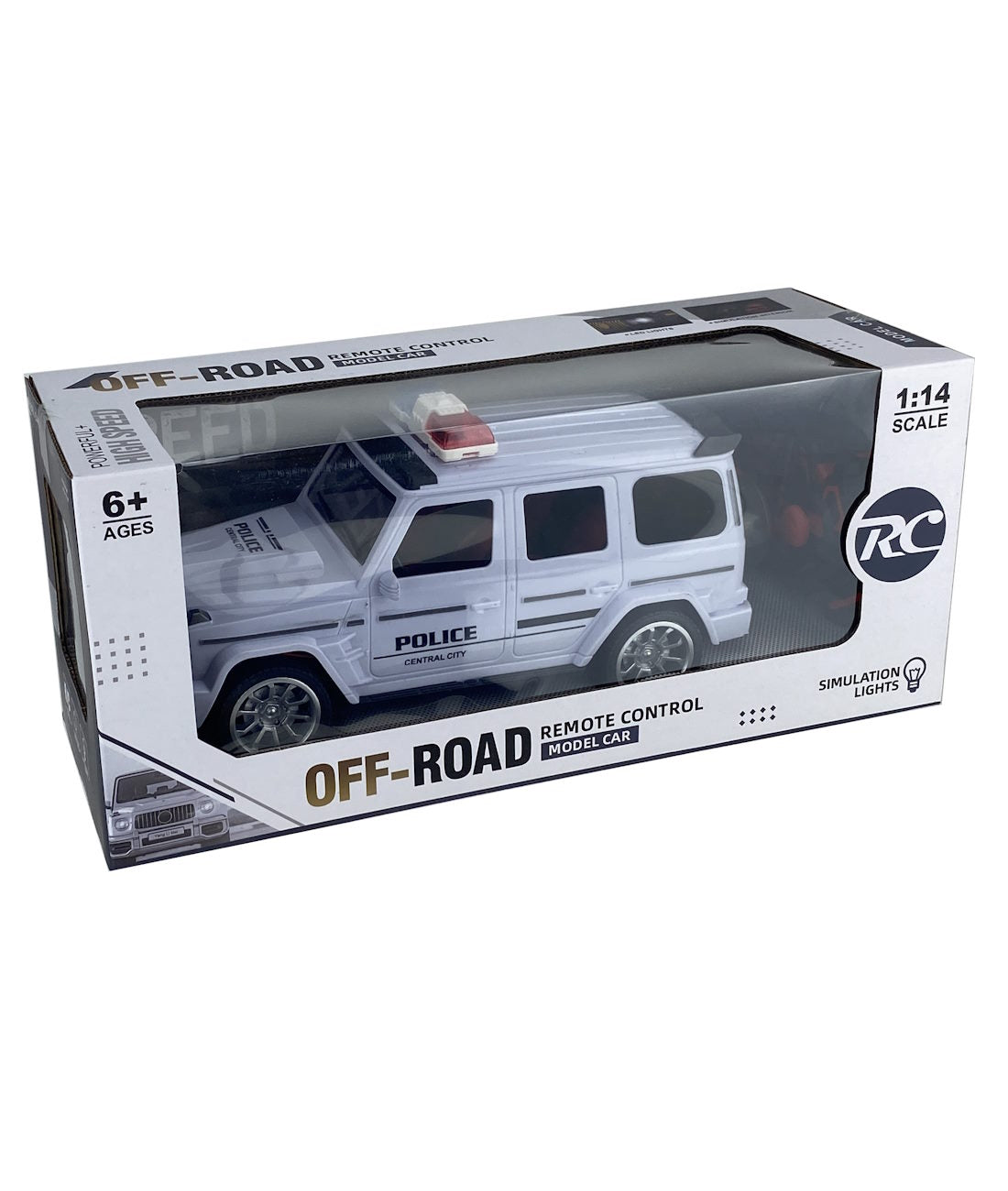 1:14 RC Police Off-Road Jeep Model